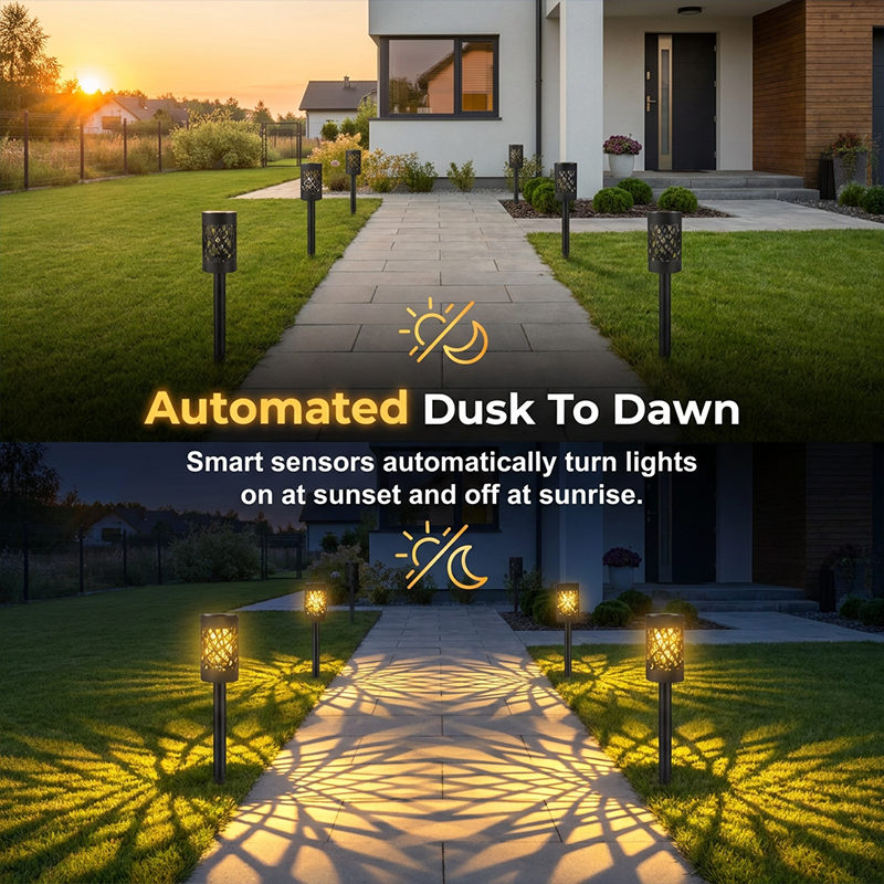 ⏰Only $7.5 each⌛-Solar Garden Lights for Outdoor Pathways(4PCS)