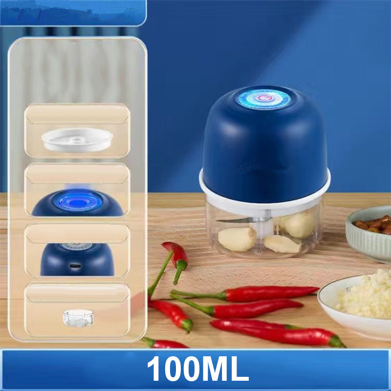 🔥HOT SALE 49% OFF🧑‍🍳Cordless Multifunctional Mini Electric Food Processor, Wireless Portable Kitchen Chopper for Minced Meat, Garlic & Baby Puree, Fast Food Prep Kitchen Helper