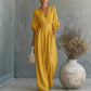 📢📢50% Off💟Women's V-Neck High Waist Wide Leg Jumpsuit