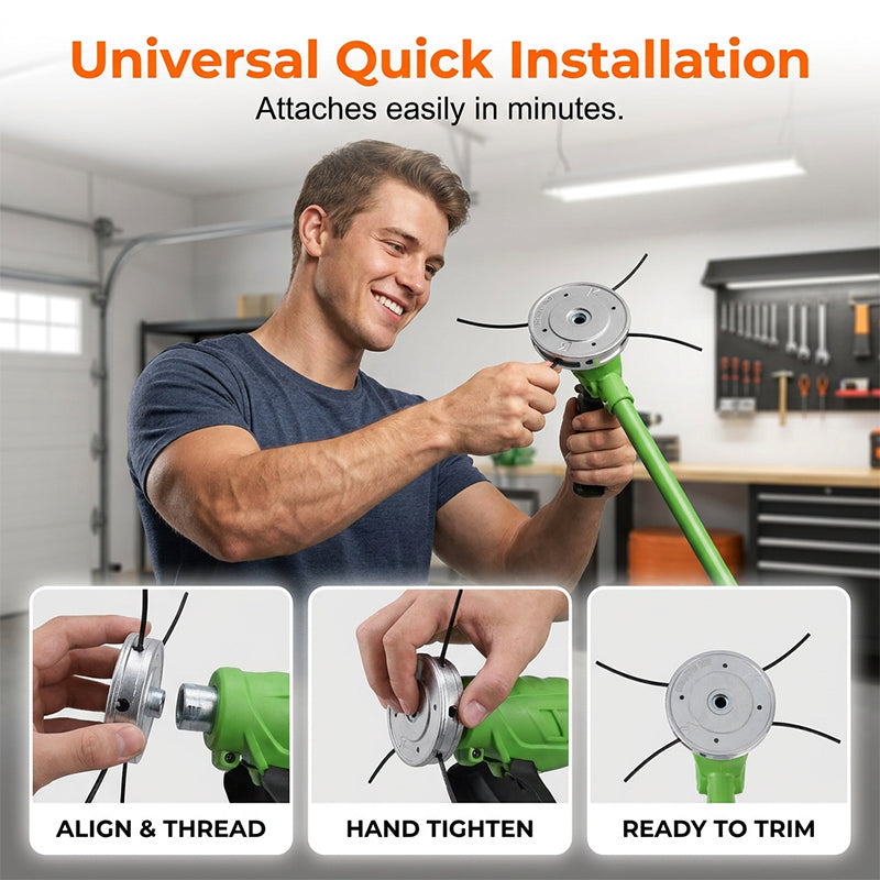 Automatic Nylon Cord Trimmer Head