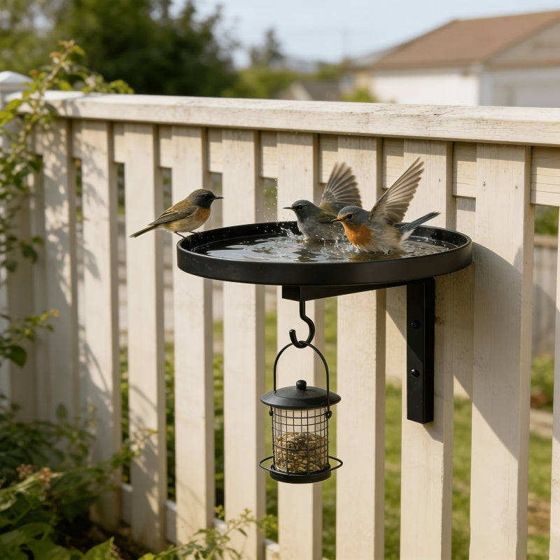 🌸LAST DAY SPECIAL PRICE!!🌸Wall-Mounted Metal Bird Bath Basin