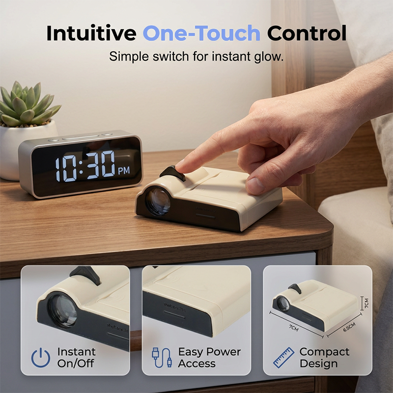 Portable LED Projection Night Light