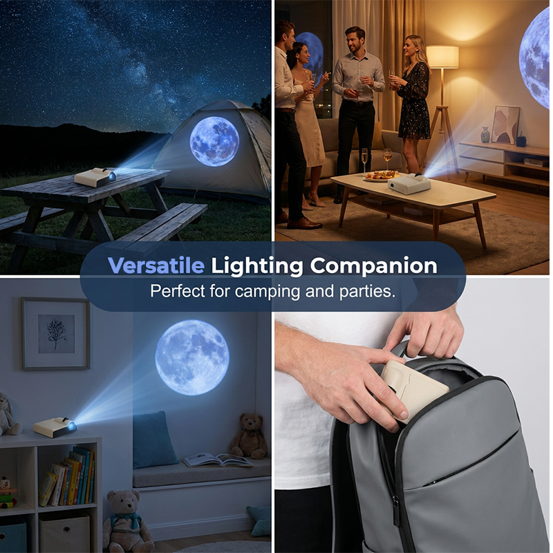 Portable LED Projection Night Light