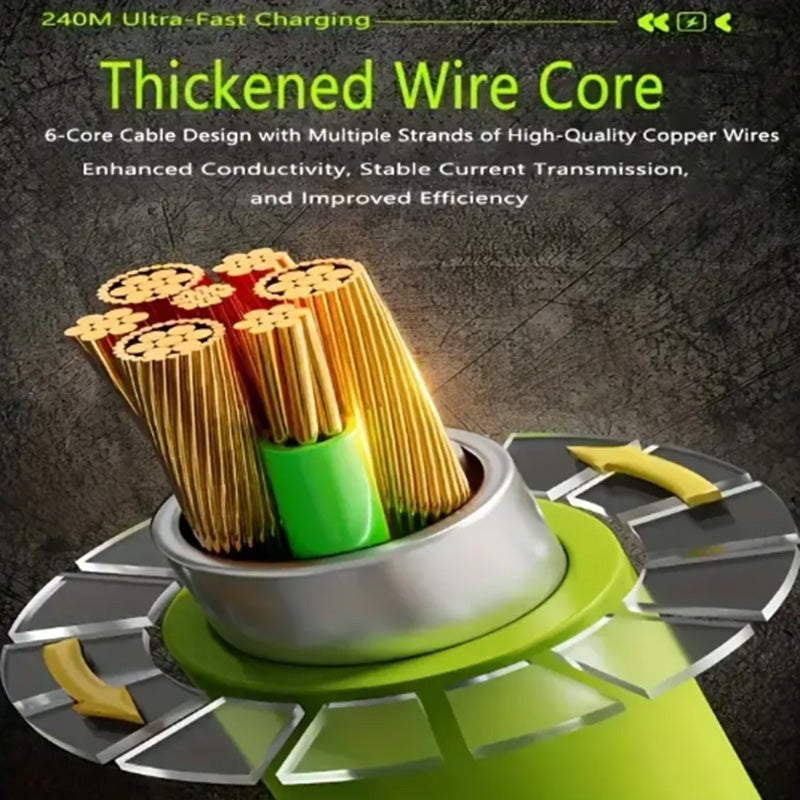 Flexible Silicone Fast Charge Cable