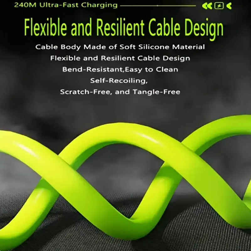 Flexible Silicone Fast Charge Cable