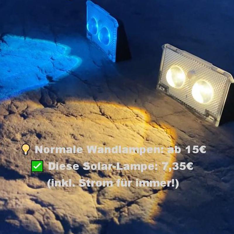Solar Outdoor Wall Light – 3 Color & Rainbow