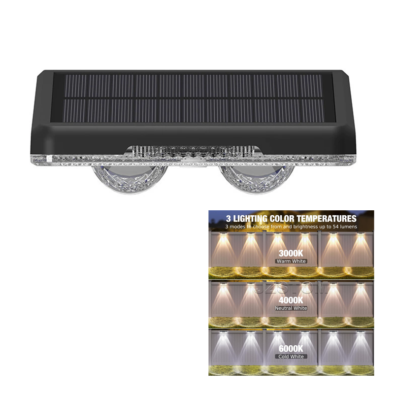 Solar Outdoor Wall Light – 3 Color & Rainbow