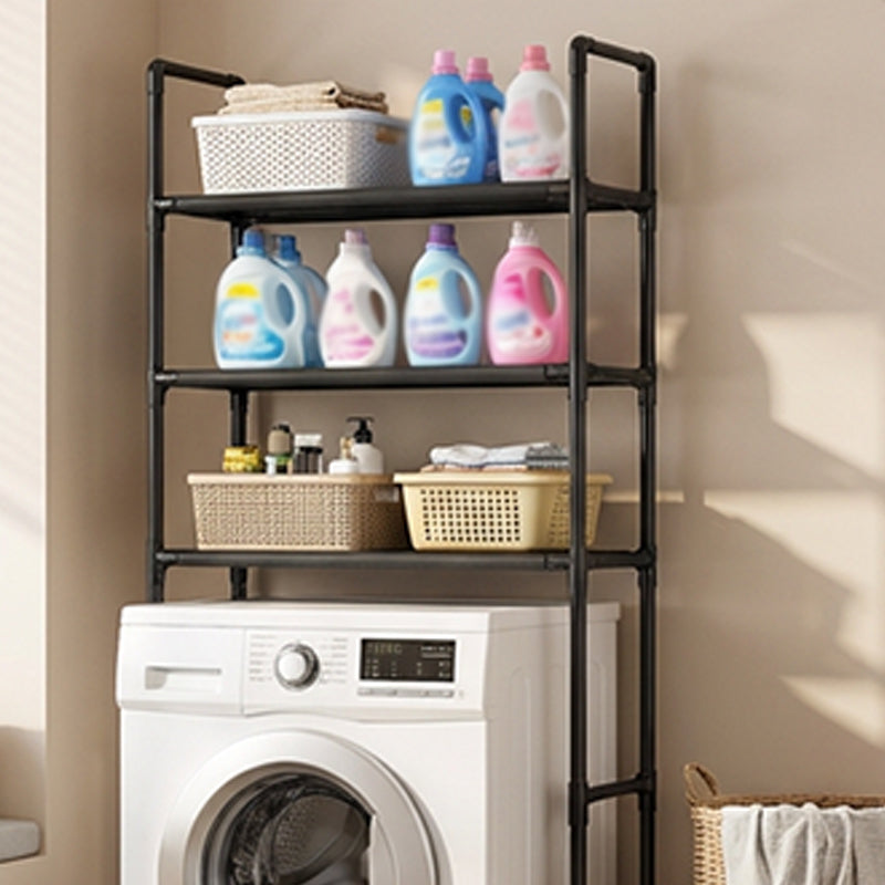 🧺No-Drill Over-Washer Storage Rack, Waterproof Rustproof Laundry & Bathroom Organizer Shelf for Space Saving