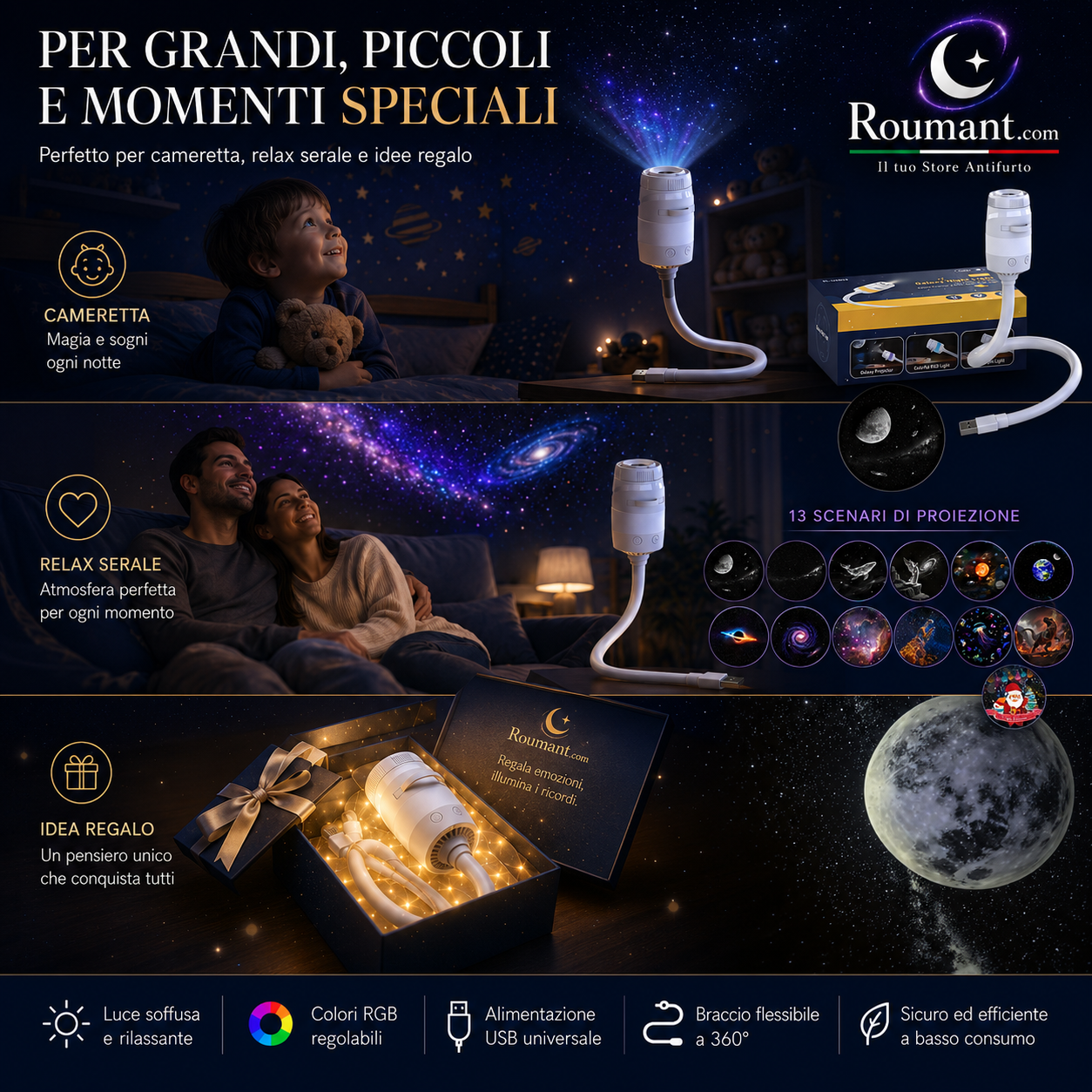 🌌 2026 Sale — Over 27,000 Sold! 💫 USB Star Projector Lamp – Dreamy Galaxy Nights ✨