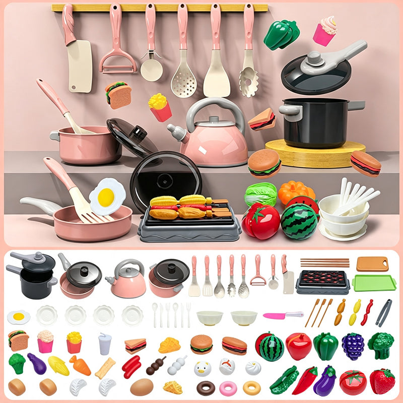 Pretend Play Kitchen Toy Set