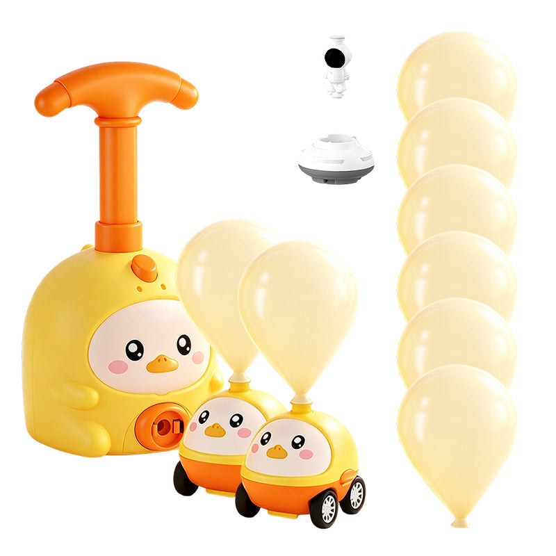 Balloon-Powered Launcher Car Toy Set for Kids