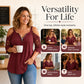 ⌛Limited-Time Offer-Women's Lace Cold Shoulder Top with Zipper