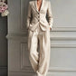 Women's Casual Blazer & Trousers 2-Piece Suit