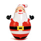 150cm Inflatable Santa Claus Tumbler with LED Light Christmas Outdoor Party Decoration