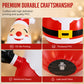 150cm Inflatable Santa Claus Tumbler with LED Light Christmas Outdoor Party Decoration