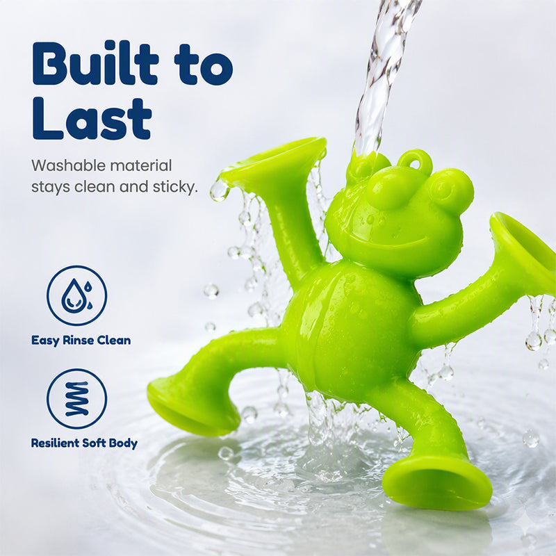 Educational Suction Cup Blocks Soft Animal Building Toys for Kids