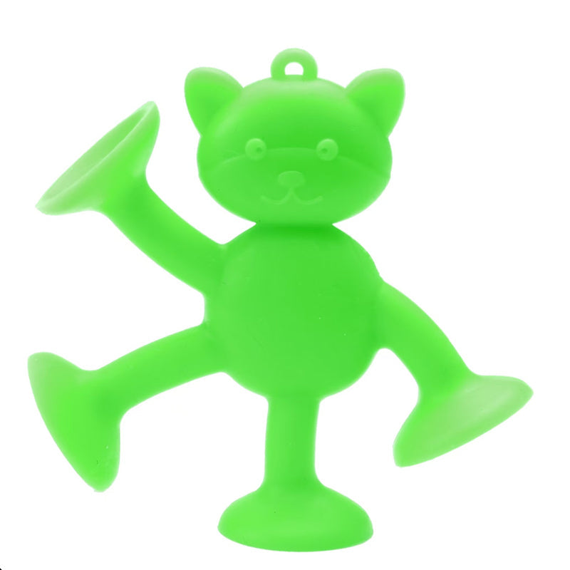 Educational Suction Cup Blocks Soft Animal Building Toys for Kids
