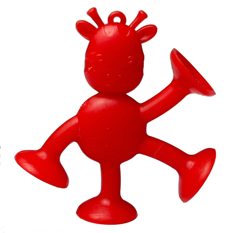 Educational Suction Cup Blocks Soft Animal Building Toys for Kids