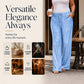 🛍️New Arrivals & Special Offer 👖Women's Elastic Waist Straight-Leg Pants