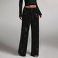 🛍️New Arrivals & Special Offer 👖Women's Elastic Waist Straight-Leg Pants