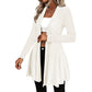 ✨ Effortless Comfort | Women's Textured-Knit Open-Front Cardigan
