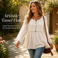 👚New Arrivals - Fringe Trim Casual Top – Soft Fabric & Easy Pairing with Jeans or Skirts for Any Occasion