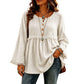 👚New Arrivals - Fringe Trim Casual Top – Soft Fabric & Easy Pairing with Jeans or Skirts for Any Occasion