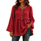 👚New Arrivals - Fringe Trim Casual Top – Soft Fabric & Easy Pairing with Jeans or Skirts for Any Occasion