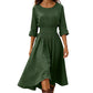 ⌛Limited-Time Offer-Women's Casual Cinched Waist Dress