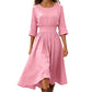⌛Limited-Time Offer-Women's Casual Cinched Waist Dress