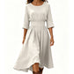 ⌛Limited-Time Offer-Women's Casual Cinched Waist Dress