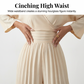 👖 50% OFF! Women’s V-Neck 3/4 Sleeve Pleated Wide Leg Jumpsuit, Smocked Waist Day To Night Office & Occasion Wear