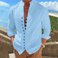 ⌛Limited-Time Offer🛍️Men's Casual Stand Collar Long Sleeve Shirt