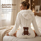 Women’s Plush Hooded Long Sleeve Romper