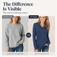 Women's Cowl Neck Sweatshirt with Zipper
