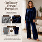 🌸Hot Sale 50% OFF💖Women's Velvet Long Sleeve Top & Wide-Leg Pants Set