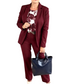 🍁The Power Suit Every Woman Needs ✨Women's 3-Piece Suit Set Blazer Top & Pants