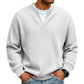 ✨ Timeless Comfort | Men's Textured Waffle Layered-Look Long-Sleeve Tee
