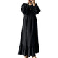 ✨ Timeless Elegance | Women's Flattering Ruffle-Hem Long-Sleeve Maxi Dress