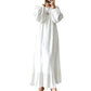 ✨ Timeless Elegance | Women's Flattering Ruffle-Hem Long-Sleeve Maxi Dress