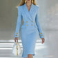 ✨New Arrivals & Special Offers-Women's Double-Breasted Blazer Dress
