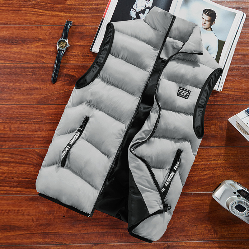 🦺 Warm Core, Easy Movement | Men's Padded Stand-Collar Vest ⚡ Free Shipping
