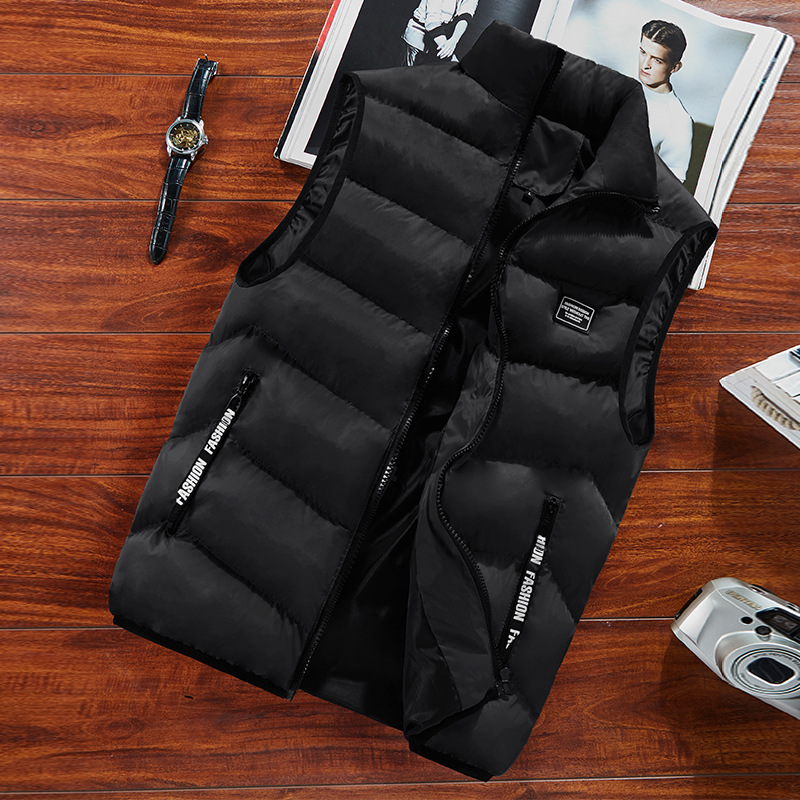 🦺 Warm Core, Easy Movement | Men's Padded Stand-Collar Vest ⚡ Free Shipping