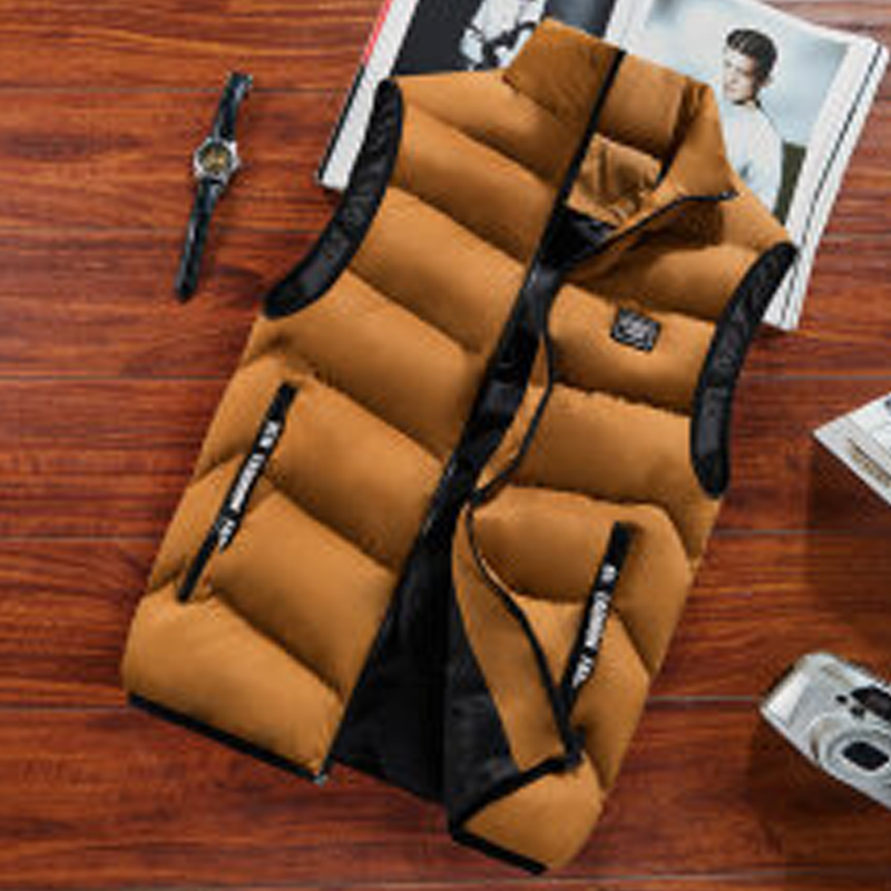 🦺 Warm Core, Easy Movement | Men's Padded Stand-Collar Vest ⚡ Free Shipping