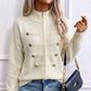 Women's Casual Double Zipper Sweater Jacket