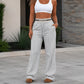 Women's High-Waist Wide-Leg Sweatpants