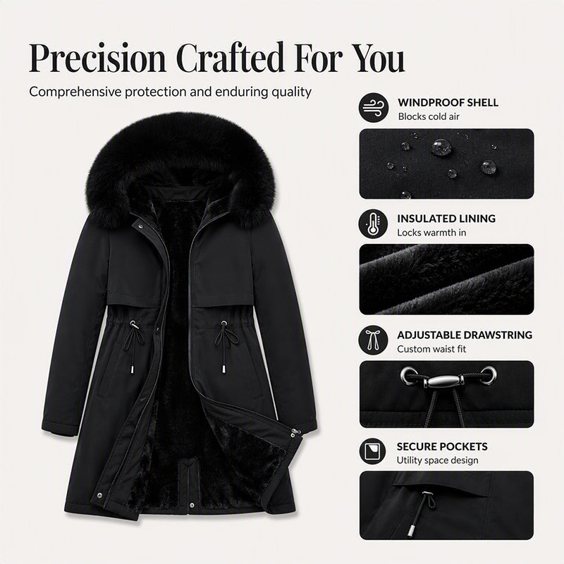 🧥 More Coverage, Easy Comfort | Women's Mid-Length Warm Jacket⚡Free shipping