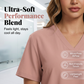 🩺 Breathable Comfort, Easy Movement | Women's Stretch Scrubs 2-Piece Set