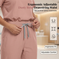 🩺 Breathable Comfort, Easy Movement | Women's Stretch Scrubs 2-Piece Set