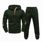 🧥 Men's 2 Piece Hoodie Set – Premium Jacquard Knit, Breathable & Always Cool